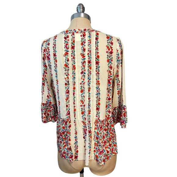 Anthropologie Maeve Hiver Floral Blouse US size 6 - Picture 5 of 7
